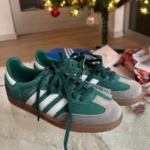 Adidas samba OG Collegiate Green Gum Grey Toe